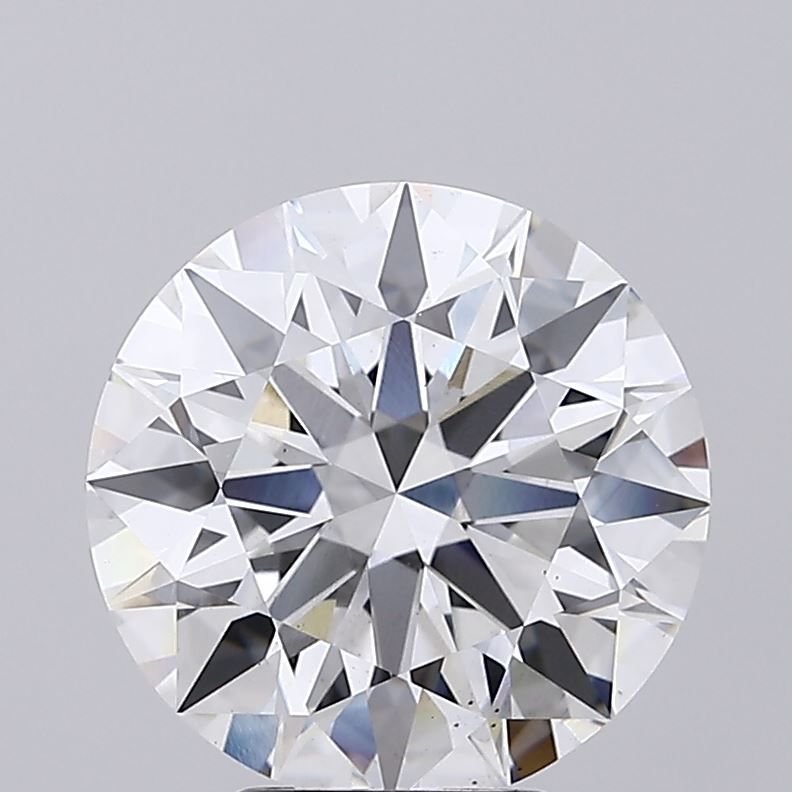 5.51ct E VS2 Rare Carat Ideal Cut Round Lab Grown Diamond