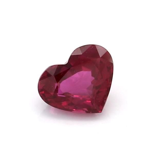0.80 Carat Red Heart Ruby
