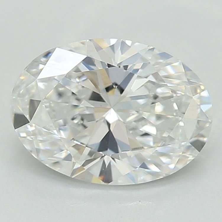 0.81ct D VS2 Rare Carat Ideal Cut Oval Lab Grown Diamond