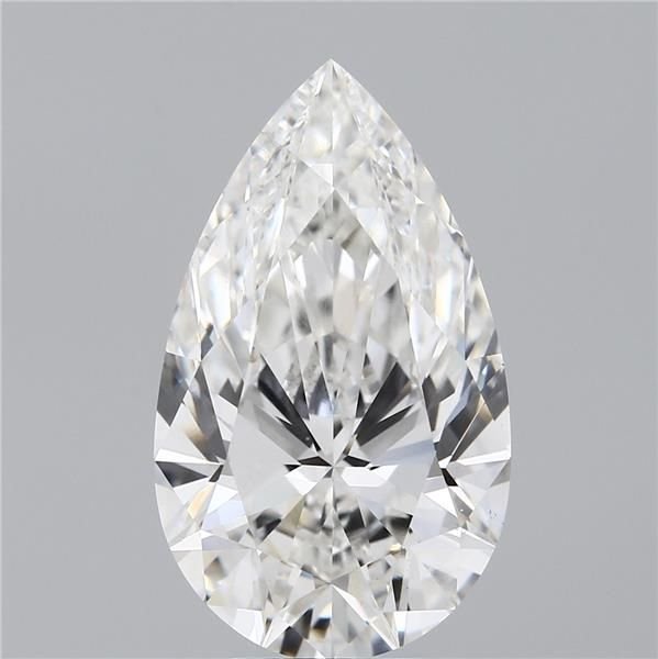 7.45ct G VS1 Rare Carat Ideal Cut Pear Lab Grown Diamond