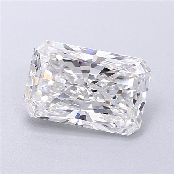 1.57ct D VVS2 Rare Carat Ideal Cut Radiant Lab Grown Diamond