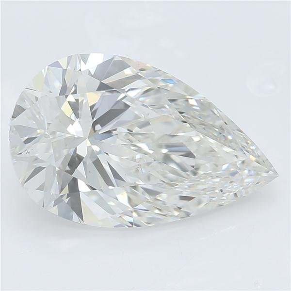 2.37ct H VS1 Rare Carat Ideal Cut Pear Lab Grown Diamond