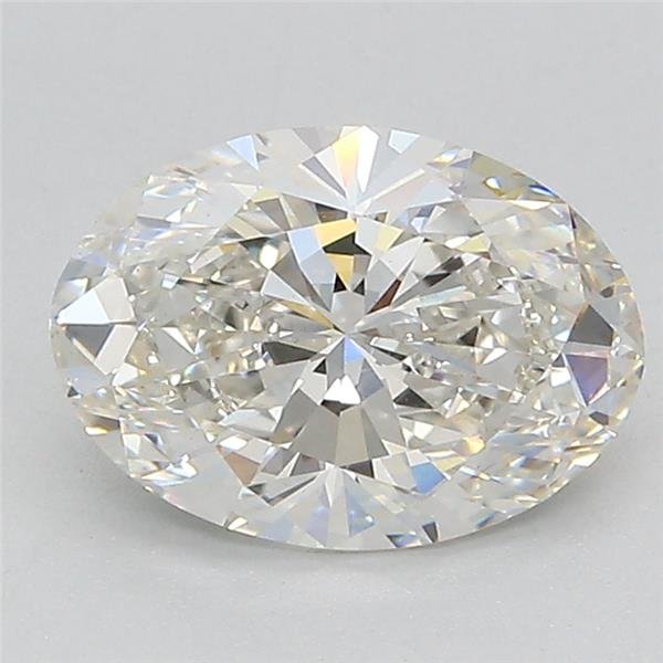 2.04ct H VS1 Rare Carat Ideal Cut Oval Lab Grown Diamond