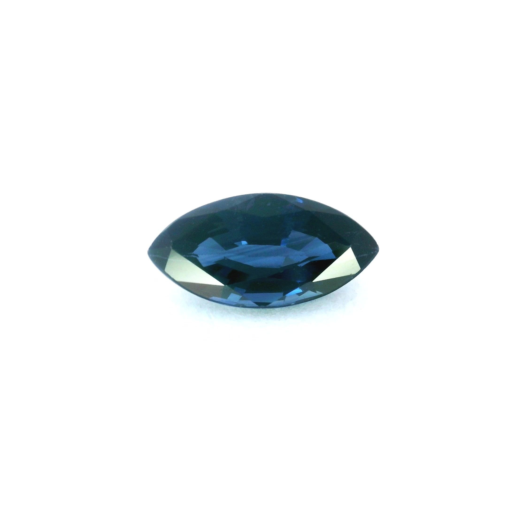 2.44 Carat Blue Marquise Sapphire
