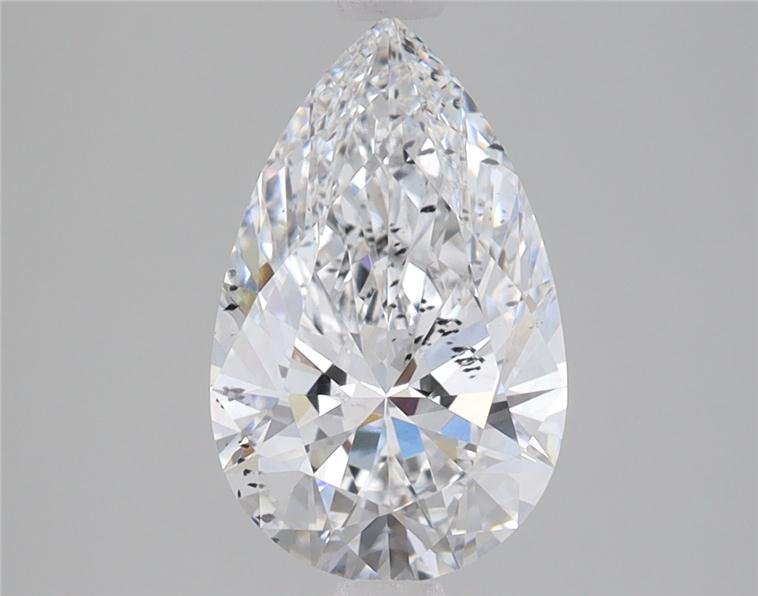 1.86ct E SI2 Rare Carat Ideal Cut Pear Lab Grown Diamond