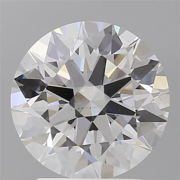 2.65ct D VS2 Rare Carat Ideal Cut Round Lab Grown Diamond