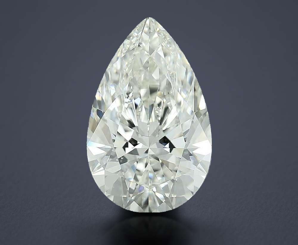 5.02 Carat Pear Natural Diamond