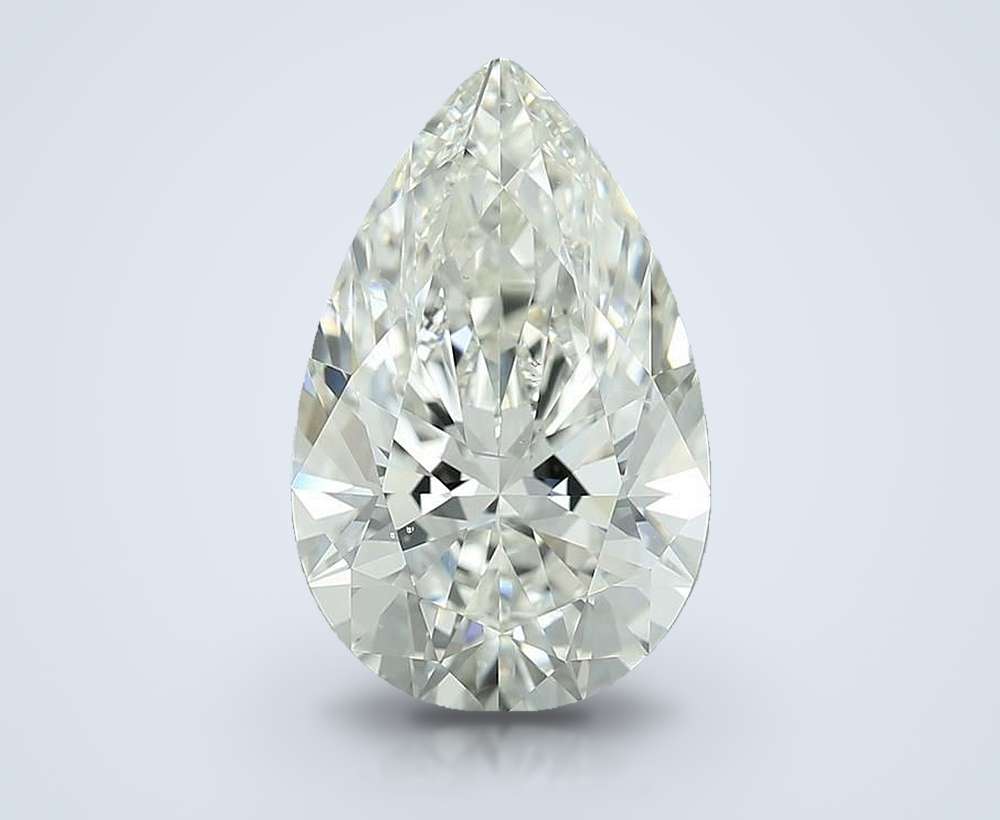 5.02 Carat Pear Natural Diamond