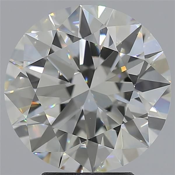 4.03ct K IF Rare Carat Ideal Cut Round Diamond