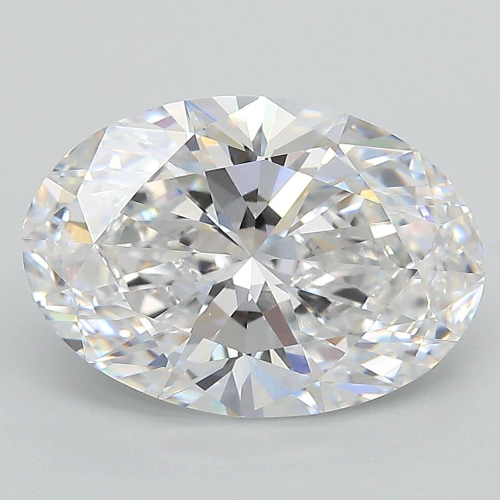 3.88ct E VS1 Excellent Cut Oval Lab Grown Diamond
