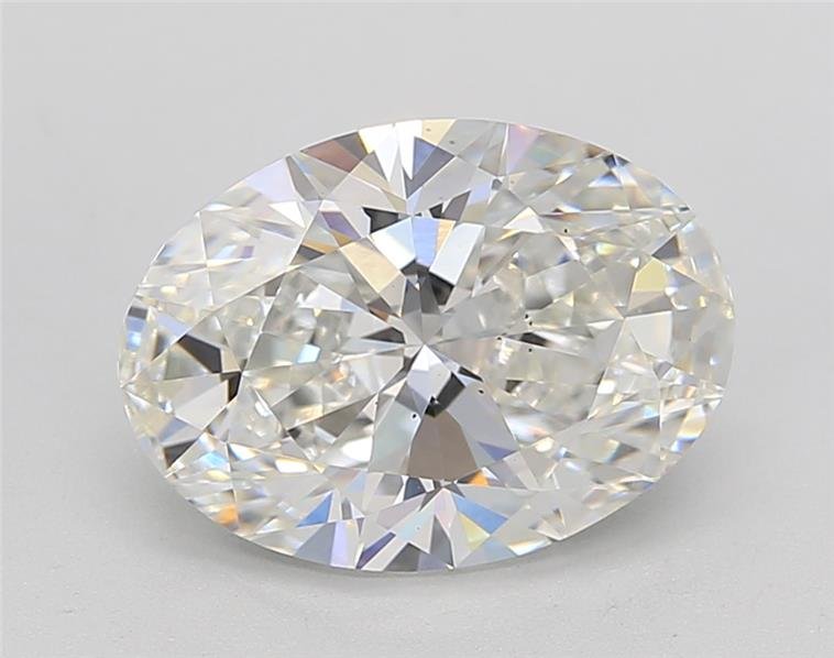 3.02ct G VS2 Rare Carat Ideal Cut Oval Lab Grown Diamond