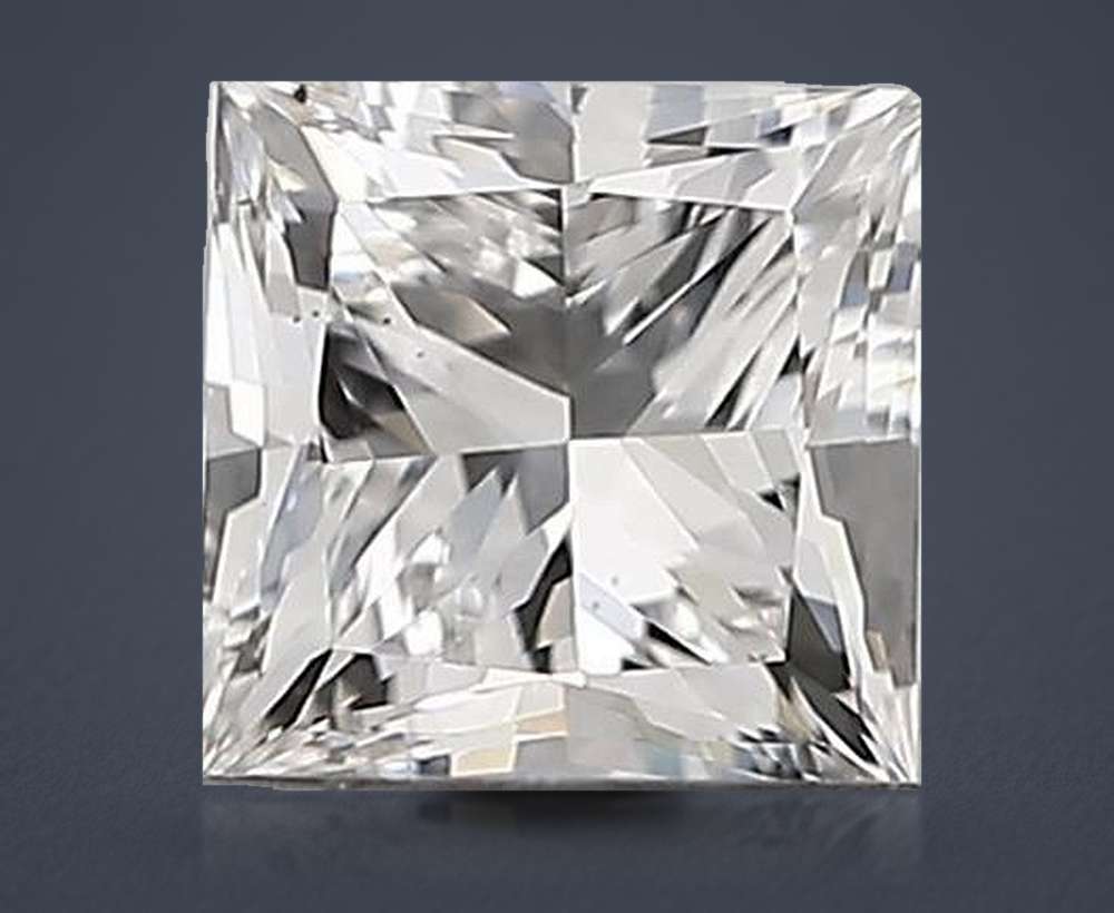 0.67 Carat Princess Lab Diamond