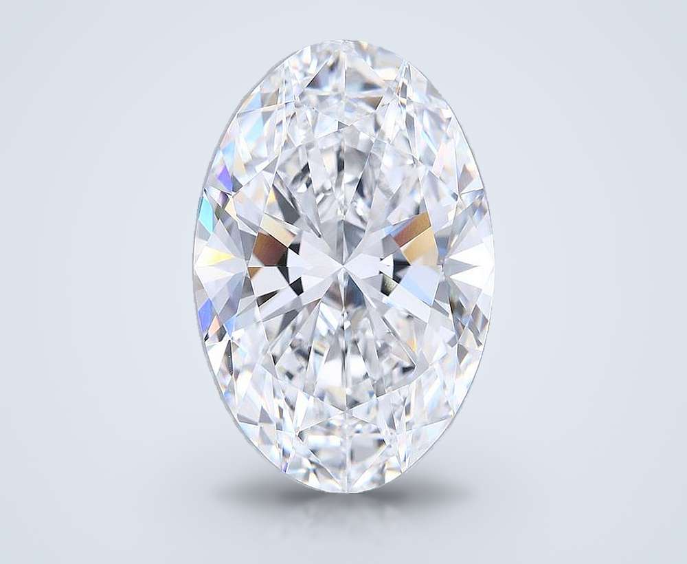 12.58 Carat Oval Lab Diamond
