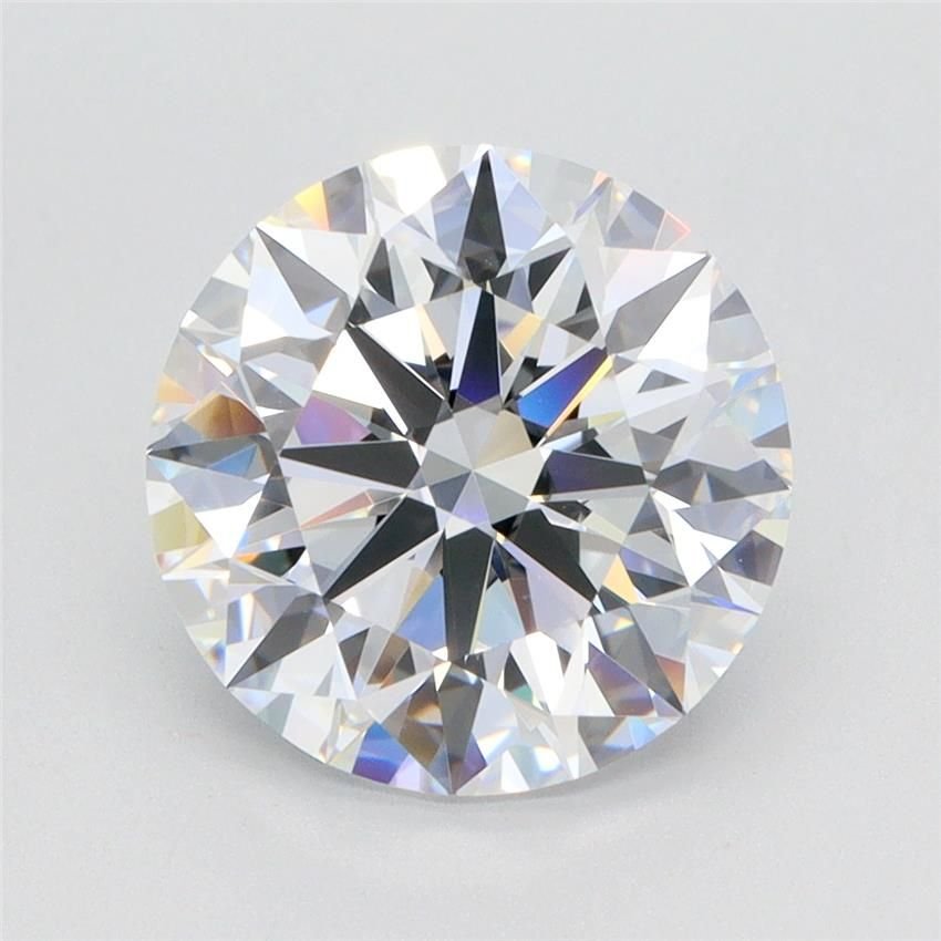 3.52ct D VVS2 Rare Carat Ideal Cut Round Lab Grown Diamond