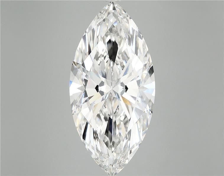 8.21ct F VS2 Rare Carat Ideal Cut Marquise Lab Grown Diamond