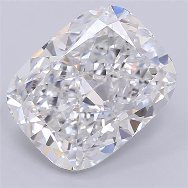 4.09ct E VVS2 Rare Carat Ideal Cut Cushion Lab Grown Diamond