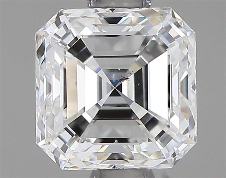 0.90ct H SI1 Very Good Cut Asscher Diamond