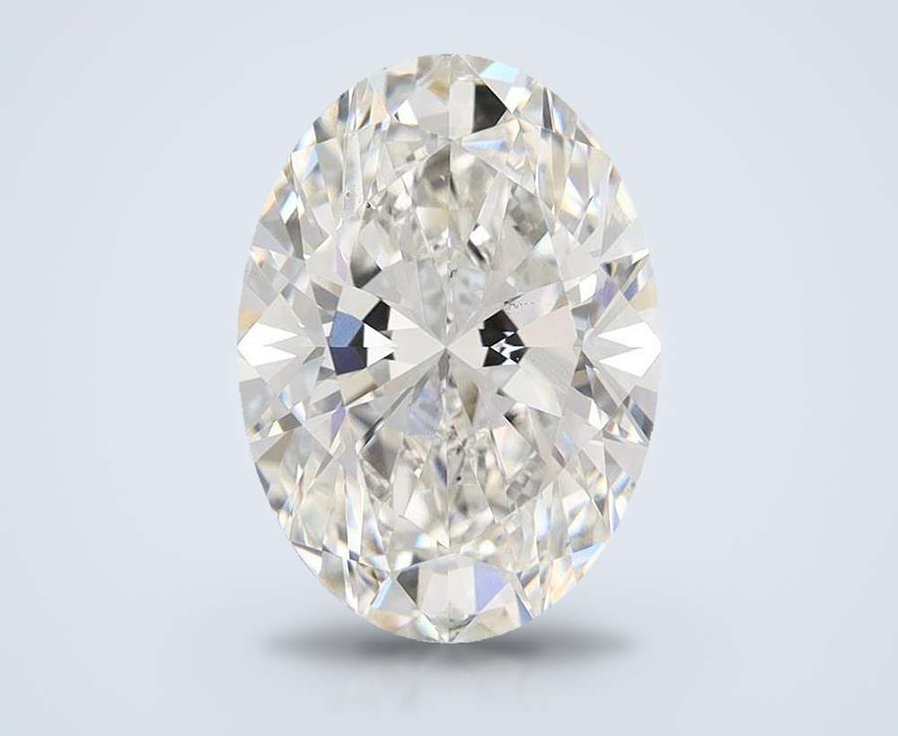3.74 Carat Oval Lab Diamond