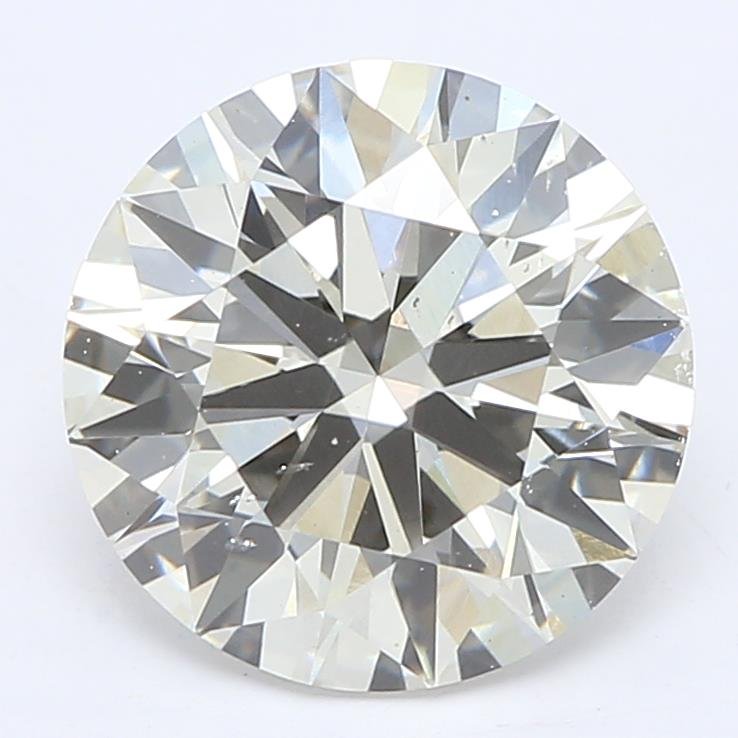 2.01ct I SI1 Rare Carat Ideal Cut Round Lab Grown Diamond