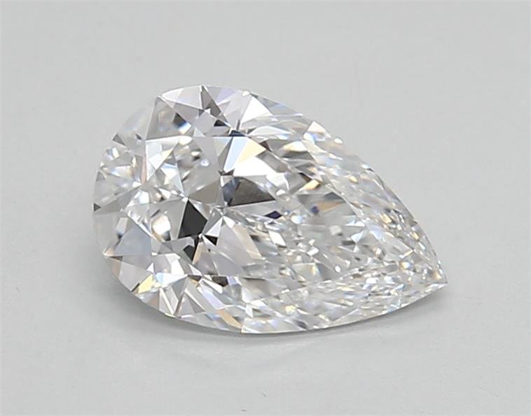 0.97ct D VVS2 Rare Carat Ideal Cut Pear Lab Grown Diamond