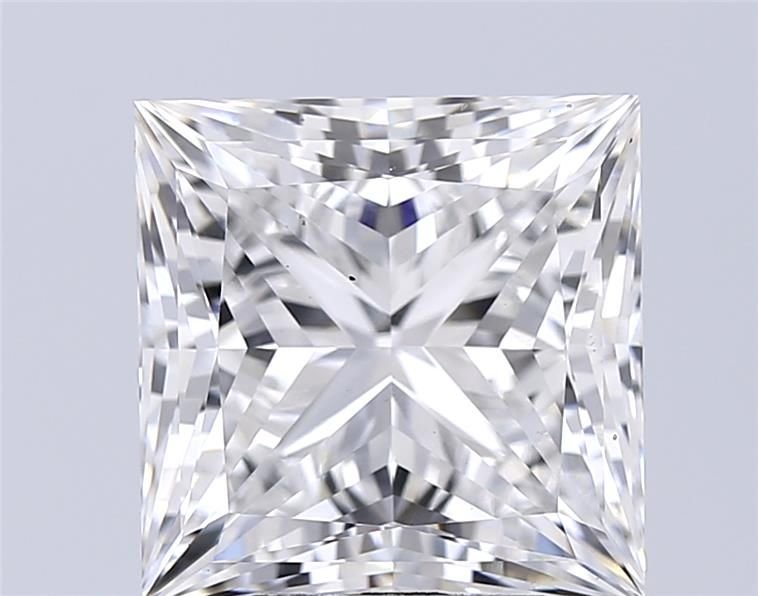 5.93ct E VS1 Rare Carat Ideal Cut Princess Lab Grown Diamond