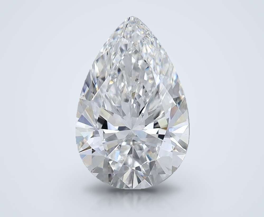 2.00 Carat Pear Lab Diamond
