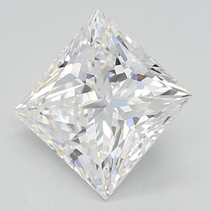 1.72ct E VS1 Rare Carat Ideal Cut Princess Lab Grown Diamond