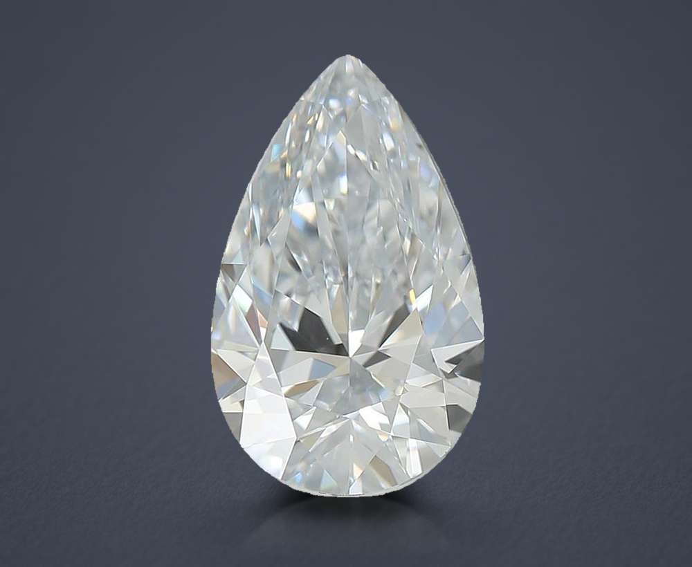 1.35 Carat Pear Lab Diamond