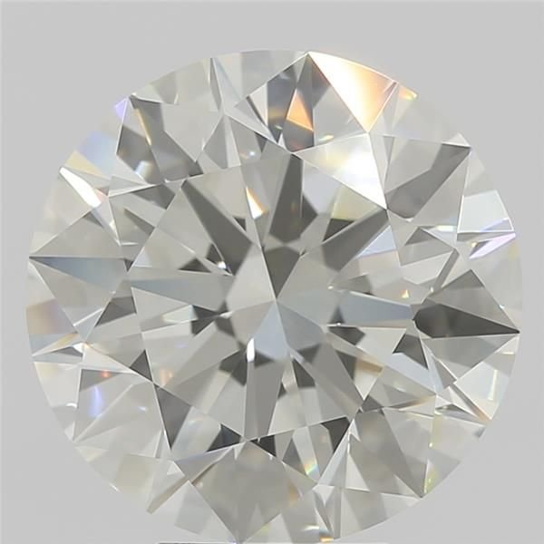 6.03ct K IF Rare Carat Ideal Cut Round Diamond