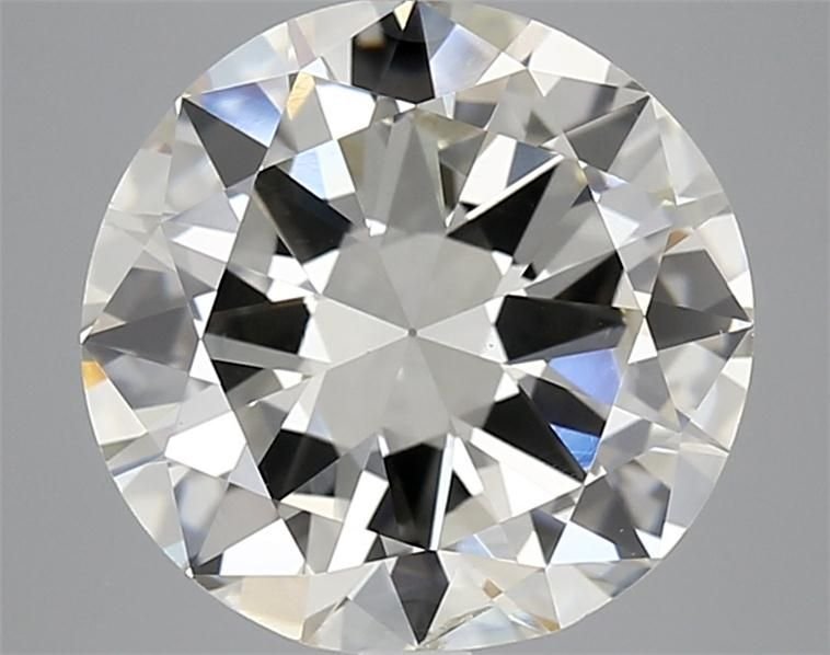 4.07ct I SI1 Good Cut Round Diamond