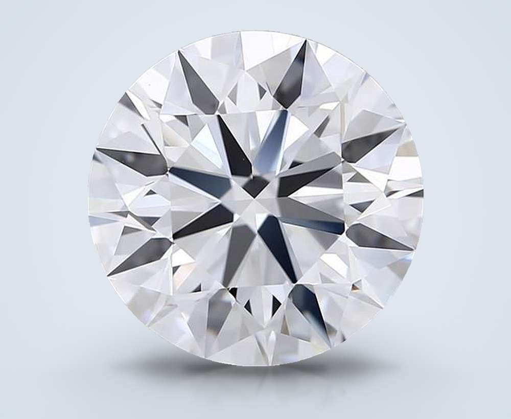6.44 Carat Round Lab Diamond