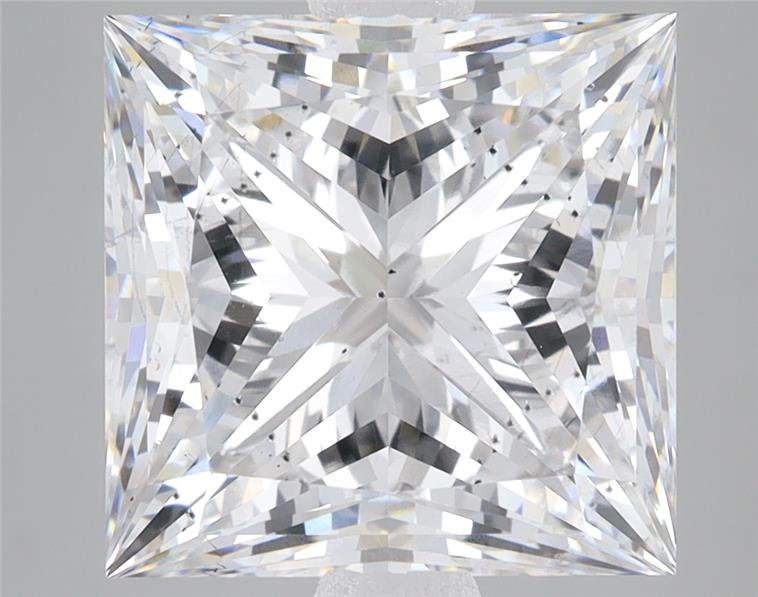 7.32ct E SI1 Rare Carat Ideal Cut Princess Lab Grown Diamond