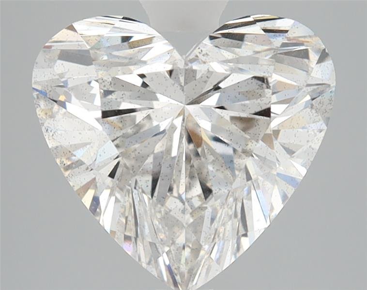 3.02ct G SI1 Rare Carat Ideal Cut Heart Lab Grown Diamond