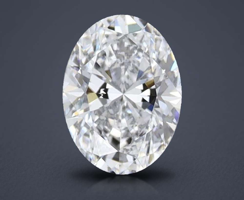 0.56 Carat Oval Lab Diamond