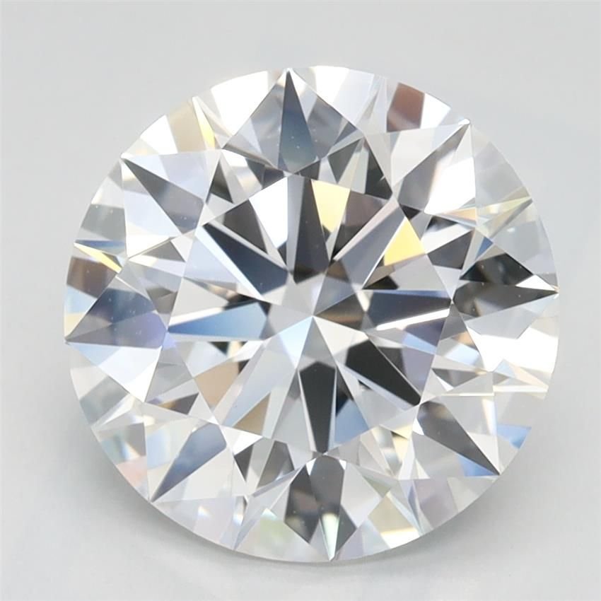 2.85ct D VVS1 Rare Carat Ideal Cut Round Lab Grown Diamond