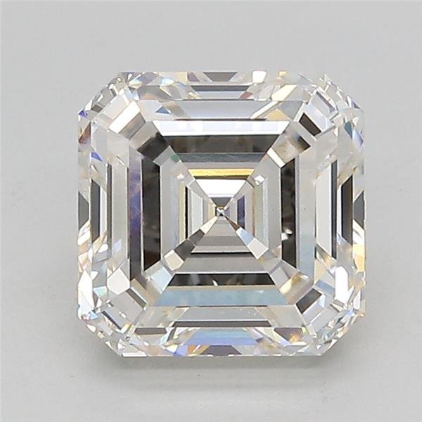 2.63ct H VS2 Rare Carat Ideal Cut Asscher Lab Grown Diamond