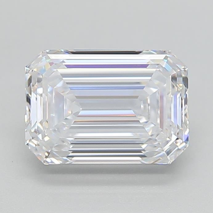 2.05ct D VS1 Rare Carat Ideal Cut Emerald Lab Grown Diamond