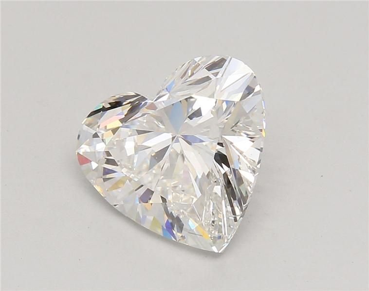 3.76ct F VS1 Rare Carat Ideal Cut Heart Lab Grown Diamond