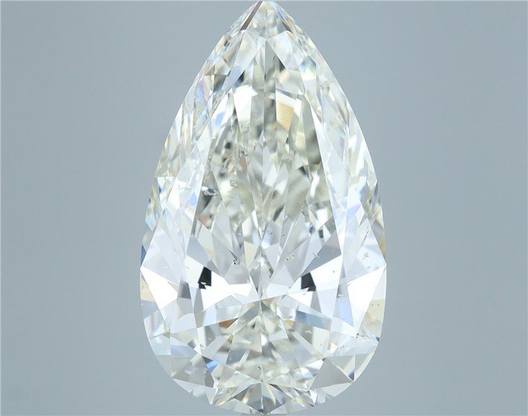 8.02ct H SI1 Rare Carat Ideal Cut Pear Diamond