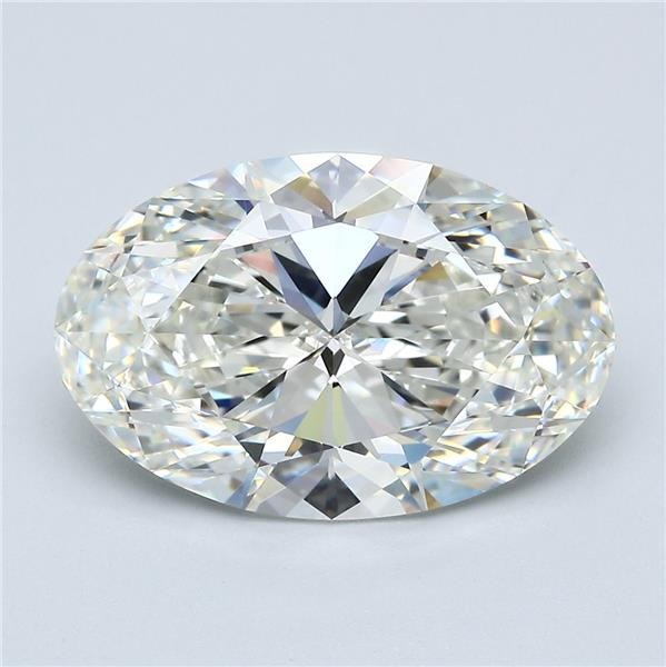 5.51ct I VVS2 Rare Carat Ideal Cut Oval Diamond