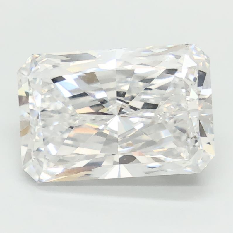 3.41ct E VVS2 Rare Carat Ideal Cut Radiant Lab Grown Diamond