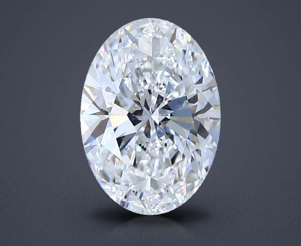 1.58 Carat Oval Lab Diamond