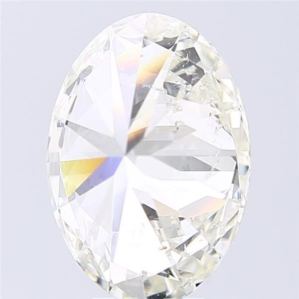 5.21ct I SI2 Rare Carat Ideal Cut Oval Diamond