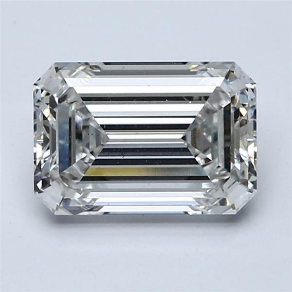 2.09ct E VS1 Rare Carat Ideal Cut Emerald Lab Grown Diamond