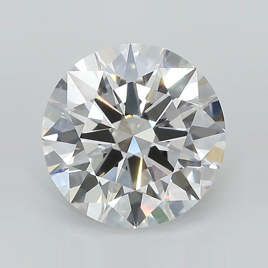 3.34ct E VVS2 Excellent Cut Round Lab Grown Diamond