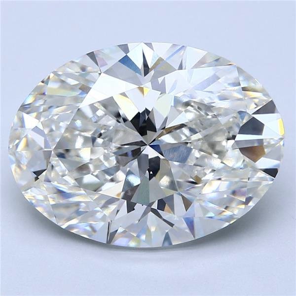 9.18ct G VVS2 Rare Carat Ideal Cut Oval Lab Grown Diamond