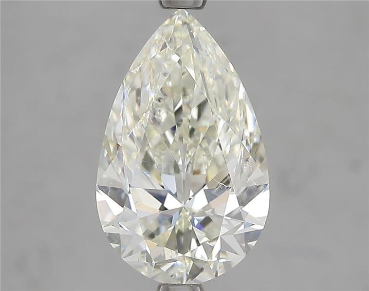 3.01ct I SI2 Rare Carat Ideal Cut Pear Diamond