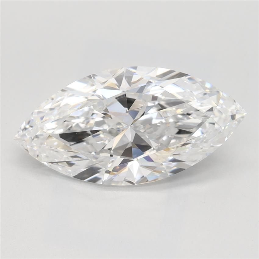 2.00ct D VVS2 Rare Carat Ideal Cut Marquise Lab Grown Diamond