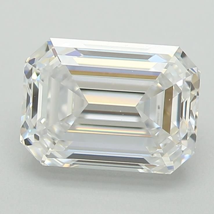 1.03ct D VVS2 Excellent Cut Emerald Lab Grown Diamond