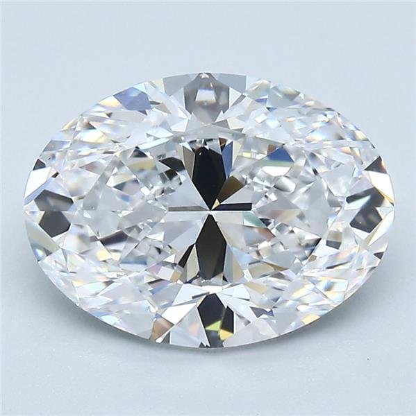 3.01ct D VS1 Rare Carat Ideal Cut Oval Diamond